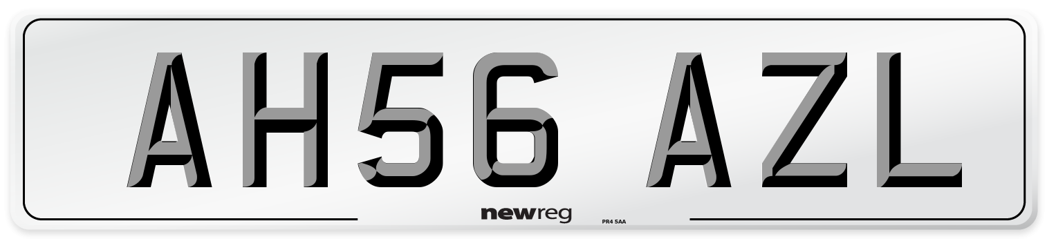AH56 AZL Number Plate from New Reg